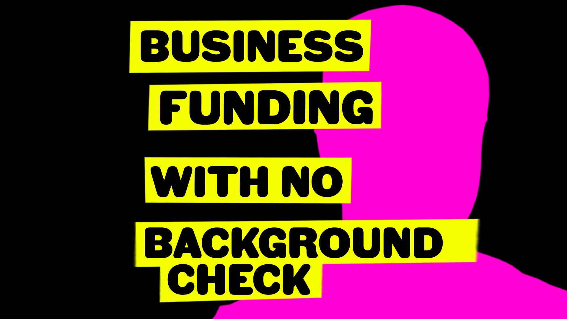 Business Money no background check