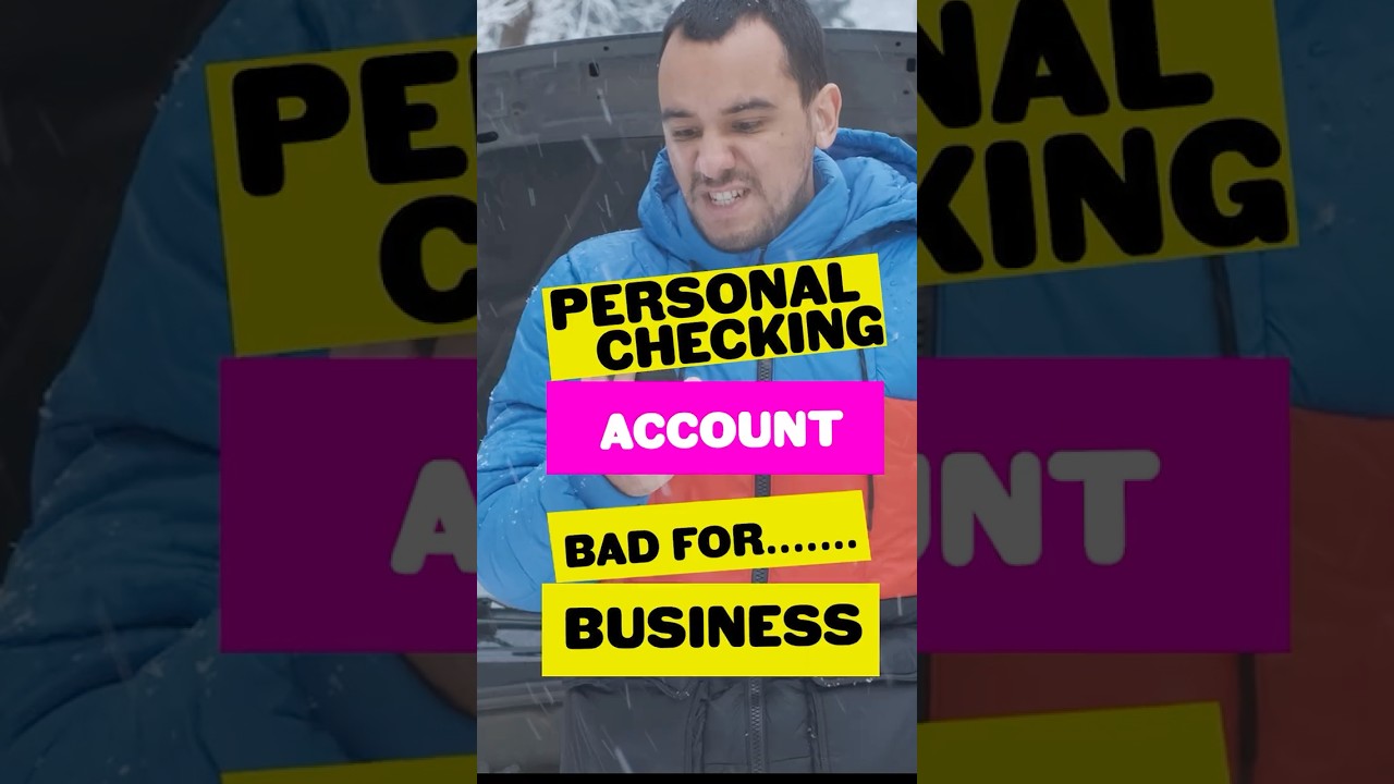 personal checking account for business 